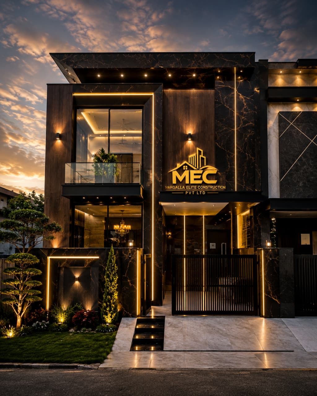 Second view of ongoing luxury residence
